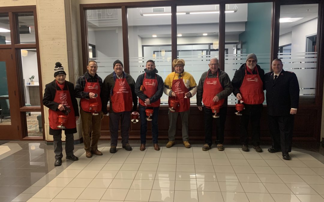 Salvation Army bell ringing–$4,000 Raised!!